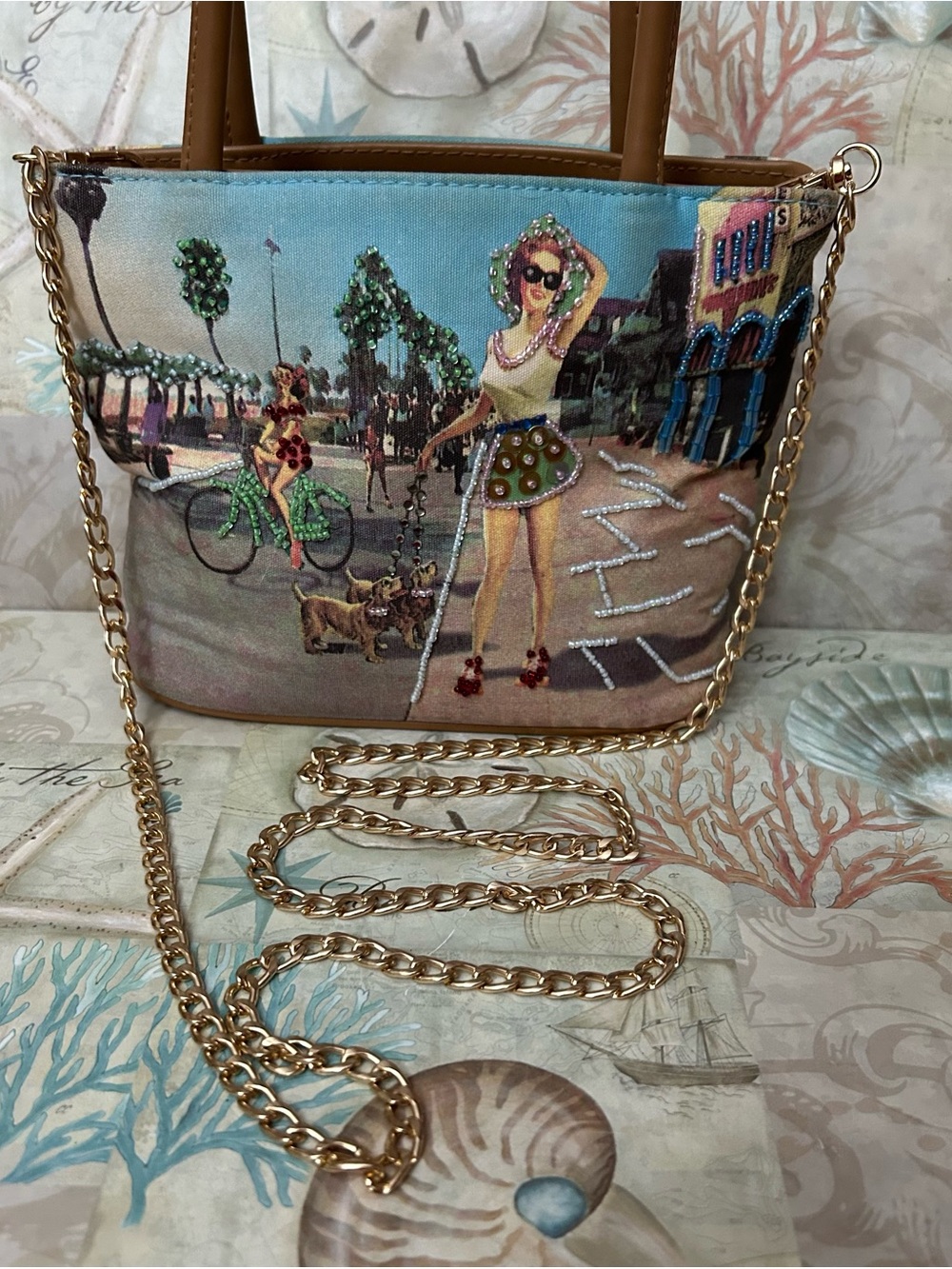 Bueno Beaded Handbag